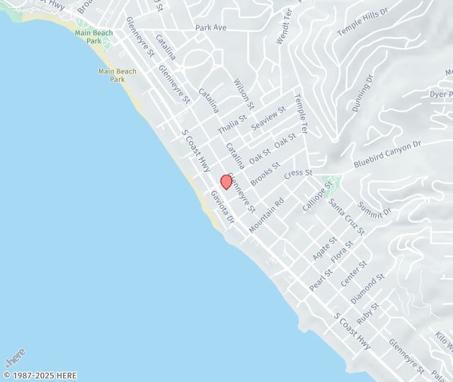 Location Map: 1100 South Coast Highway Laguna Beach, CA 92651